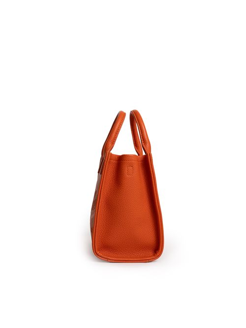Borsa Vanity mini in pelle martellata Arancione Mc2 Saint Barth | VANMI00100751I